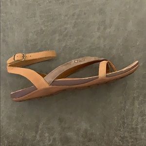 Size 9 Adobe Chaco Leather Buckle Sandal